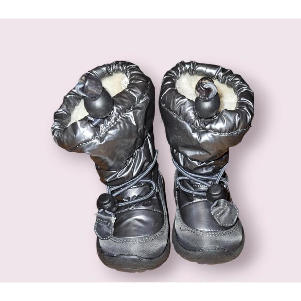 Kamik Winter Boots Size 5 Baby Toddler Silver Metallic